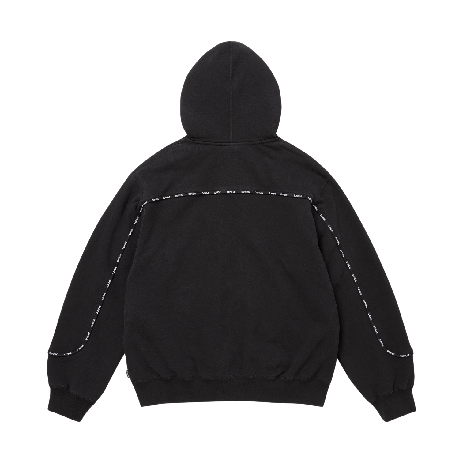 Piping Zip Up Hooded Sweatshirt